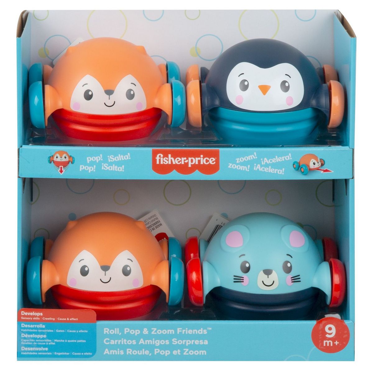 MATTEL Fisher-Price Mon copain Pop & Roule