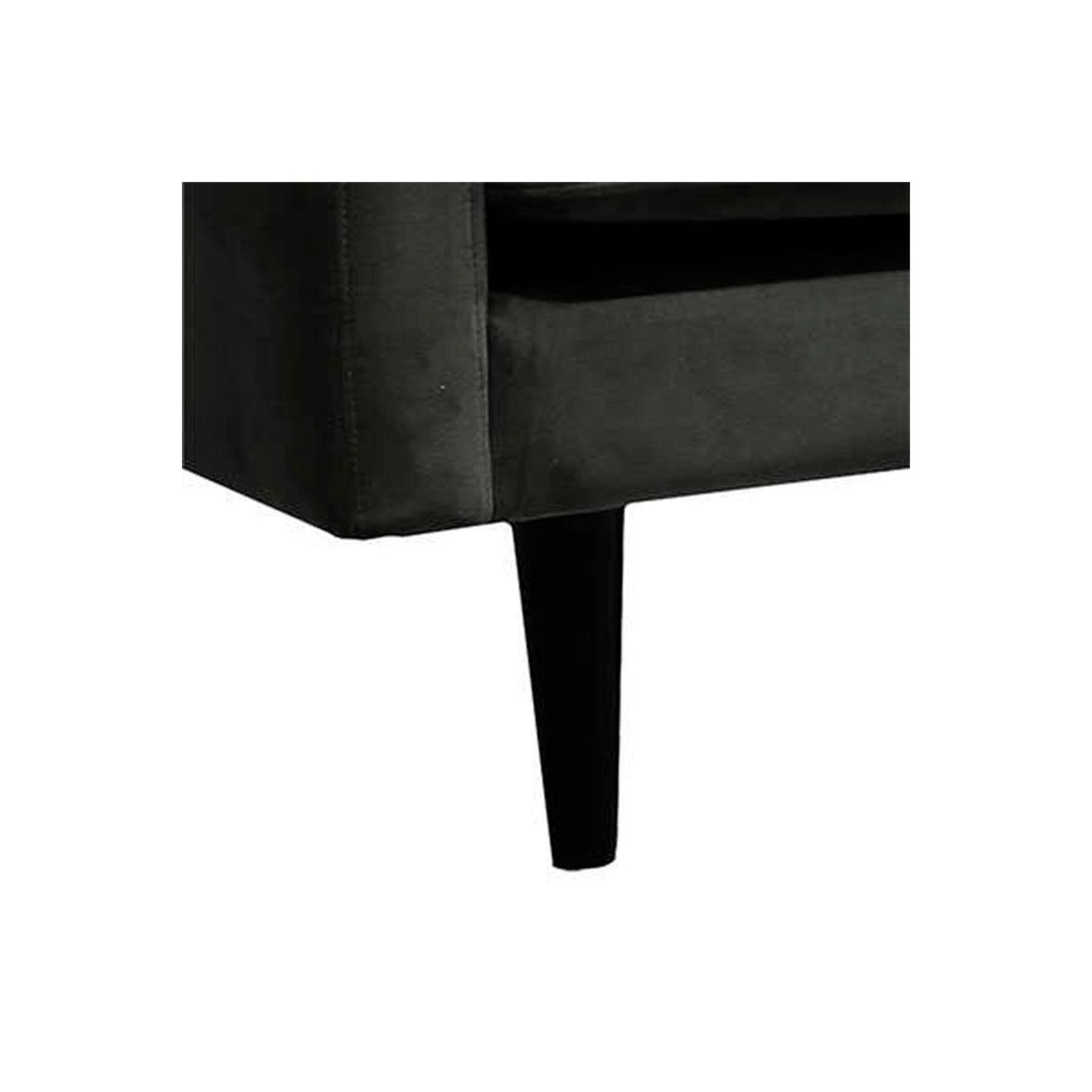 Voir la diapositive 2 : ATMOSPHERA Canapé 3 places en velours  candice  194cm gris