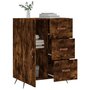Voir la diapositive 4 : VIDAXL Buffet chene fume 69,5x34x90 cm bois d'ingenierie