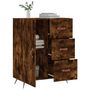 Voir la diapositive 4 : VIDAXL Buffet chene fume 69,5x34x90 cm bois d'ingenierie