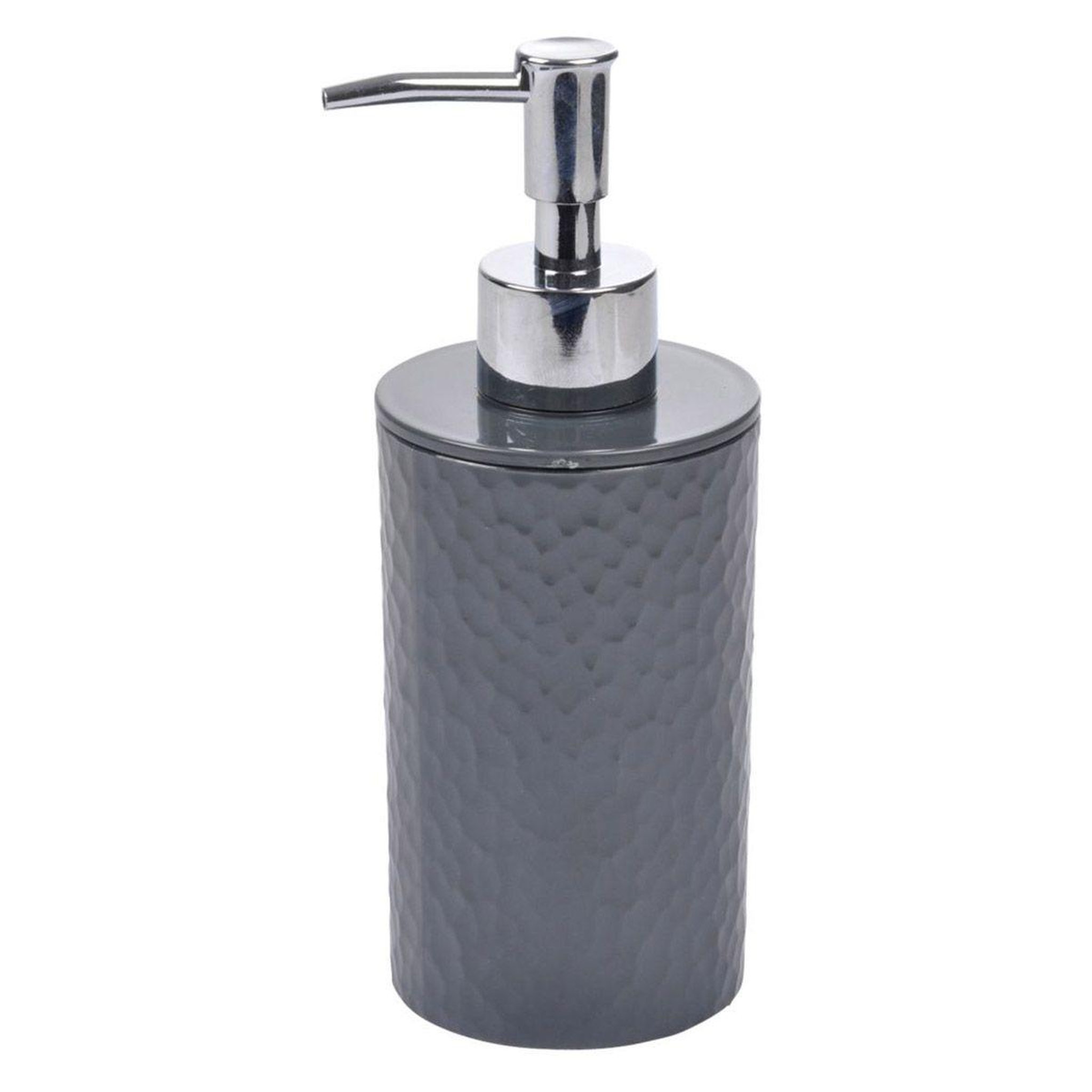 Douceur d'Intérieur Distributeur de savon martelé  urban  19cm anthracite