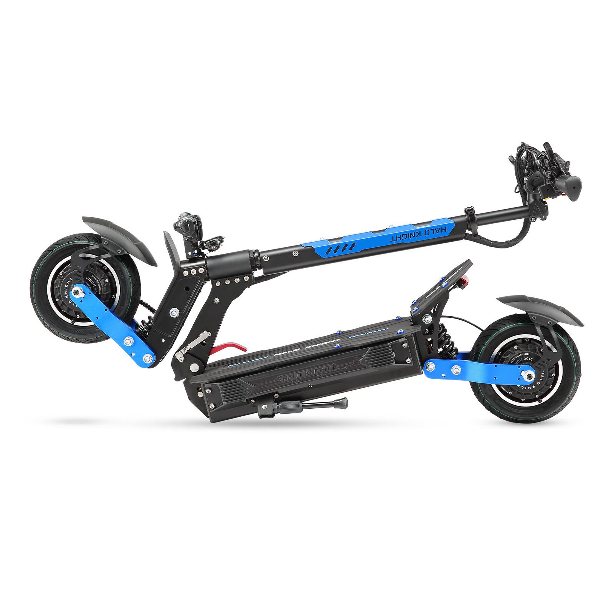 Voir la diapositive 2 : HALO KNIGHT Scooter électrique HALO KNIGHT T108 52V 28,8Ah, double moteurs, tout-terrain