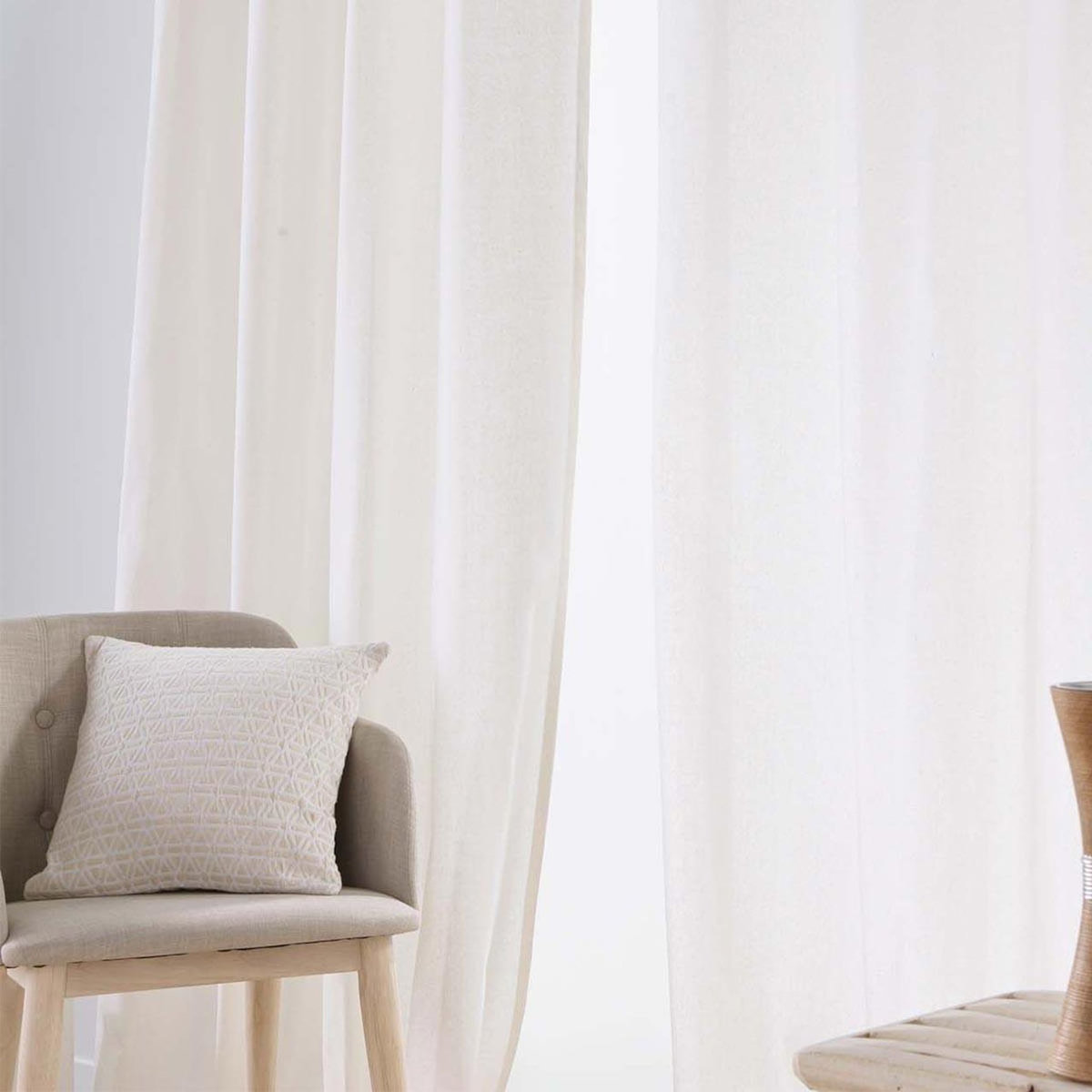 Paris Prix Coussin Déco Jacquard  Milano  45x45cm Naturel