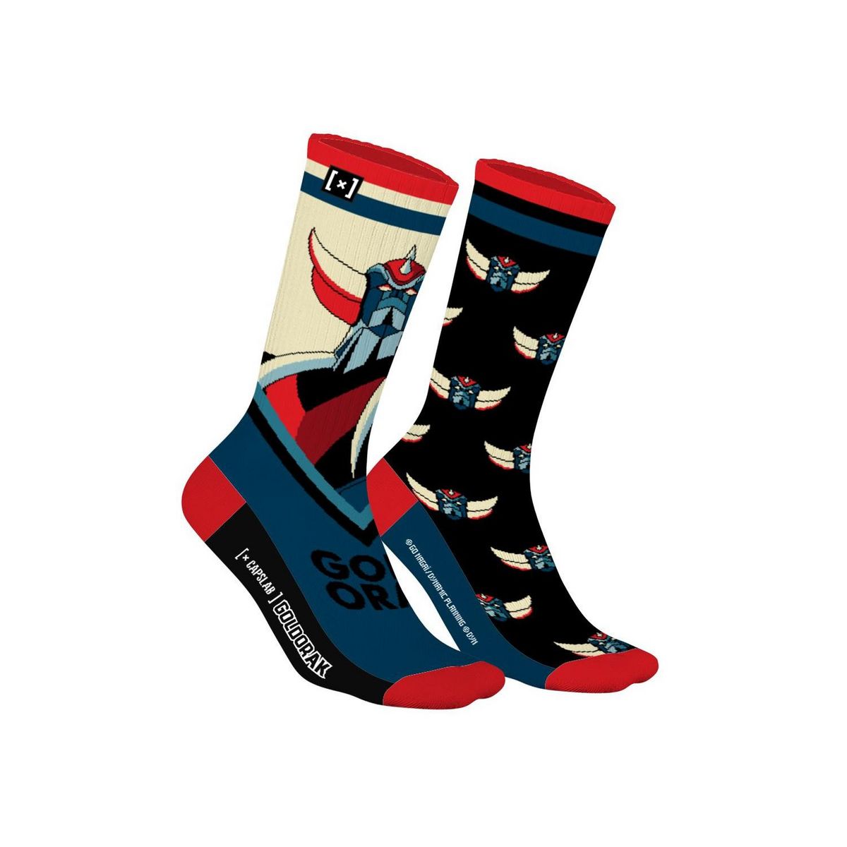 CAPSLAB Paire de tennis dépareillées Goldorak