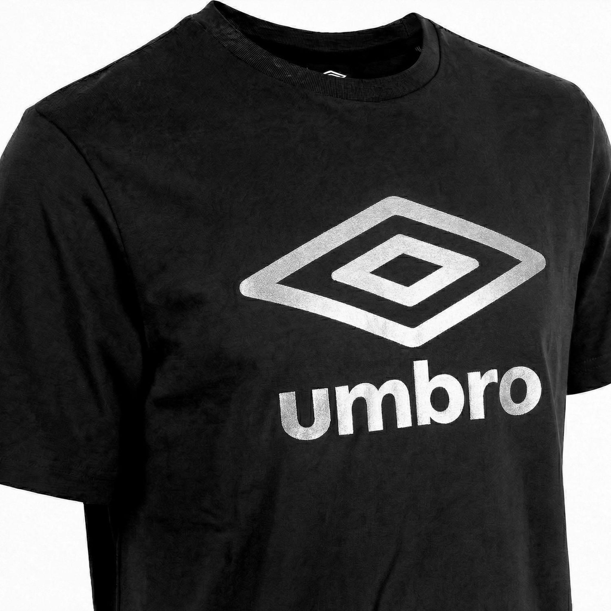 Voir la diapositive 2 : UMBRO Tee shirt homme col rond en coton 160gsm et logo imprimé 729280
