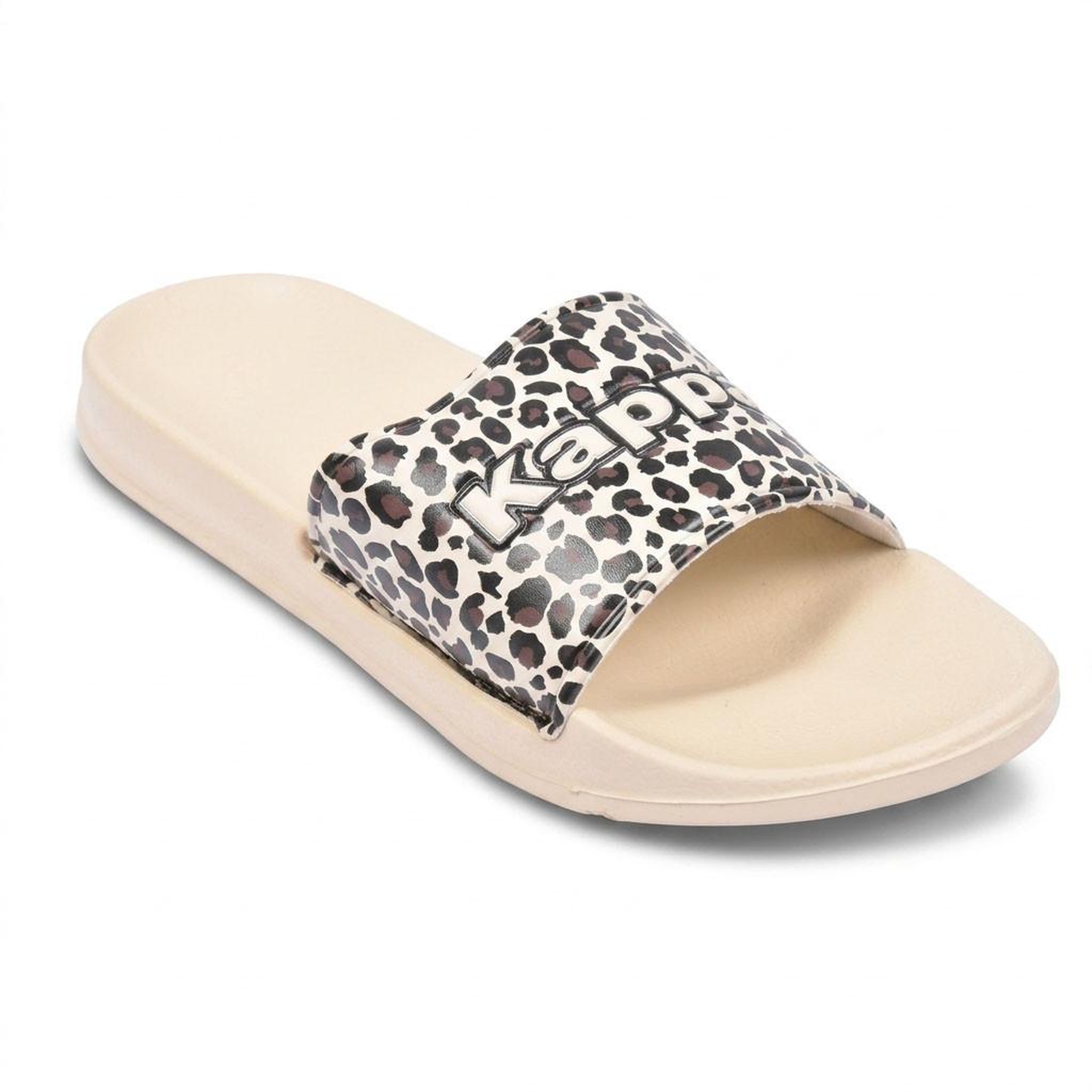 Voir la diapositive 1 : KAPPA KAPPA Claquette Femme Piscine Glitter Glossy Léopard