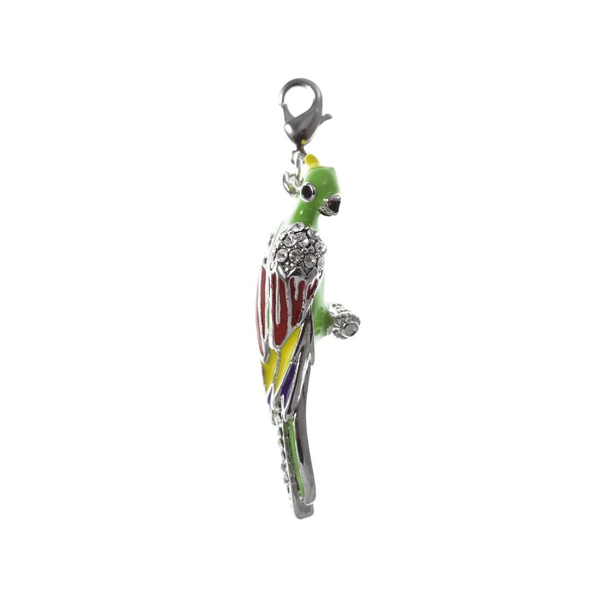 SC CRYSTAL Charm perroquet strass SC Crystal