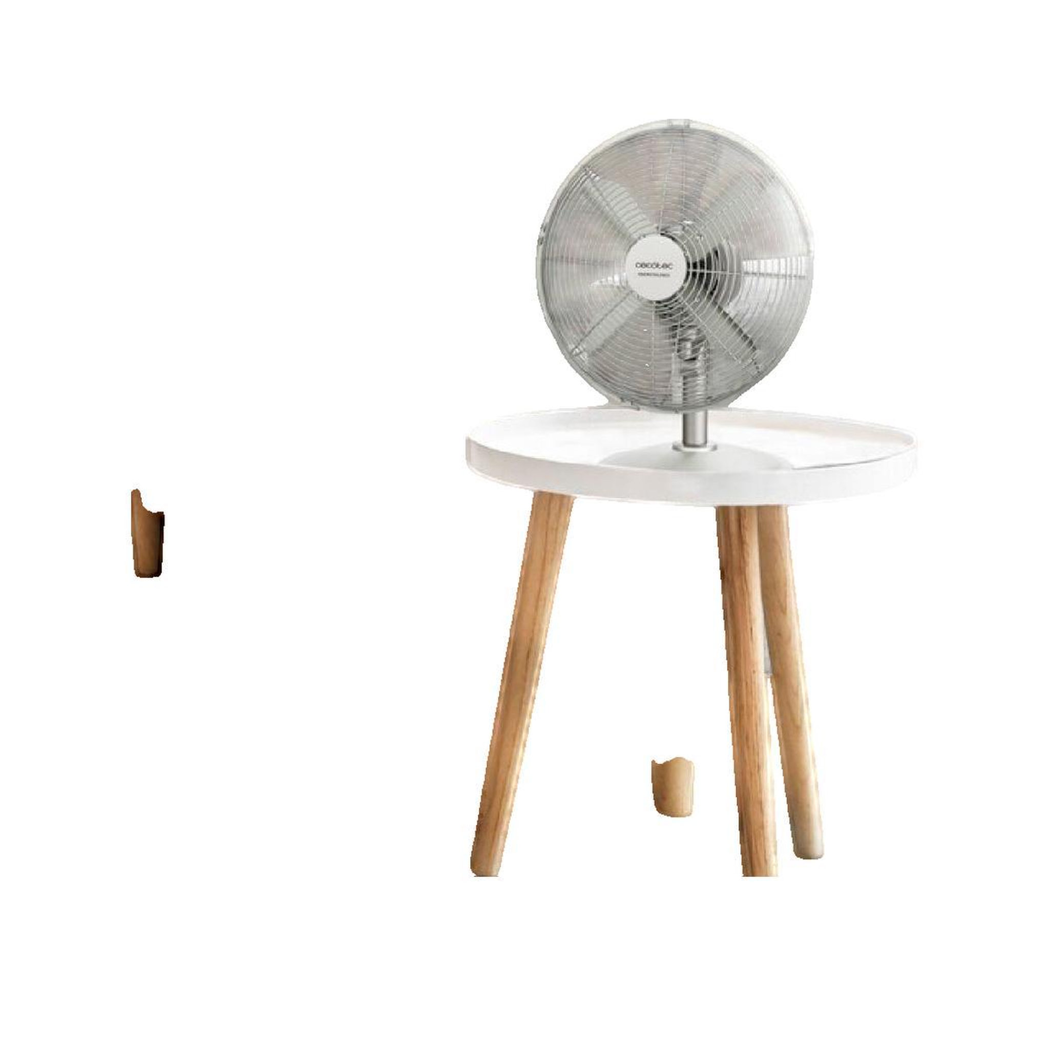 Voir la diapositive 3 : CECOTEC Ventilateur de bureau Cecotec EnergySilence 610 SteelDesk acier