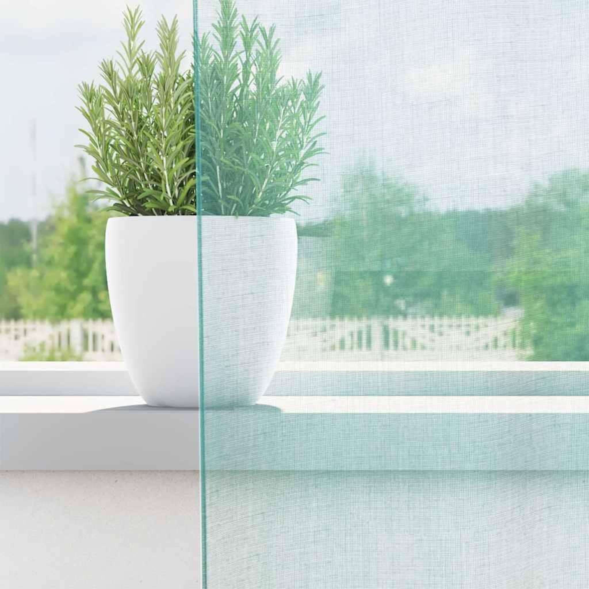 Voir la diapositive 3 : VIDAXL Rideaux en voile avec boucles 2 pcs turquoise 140x245 cm