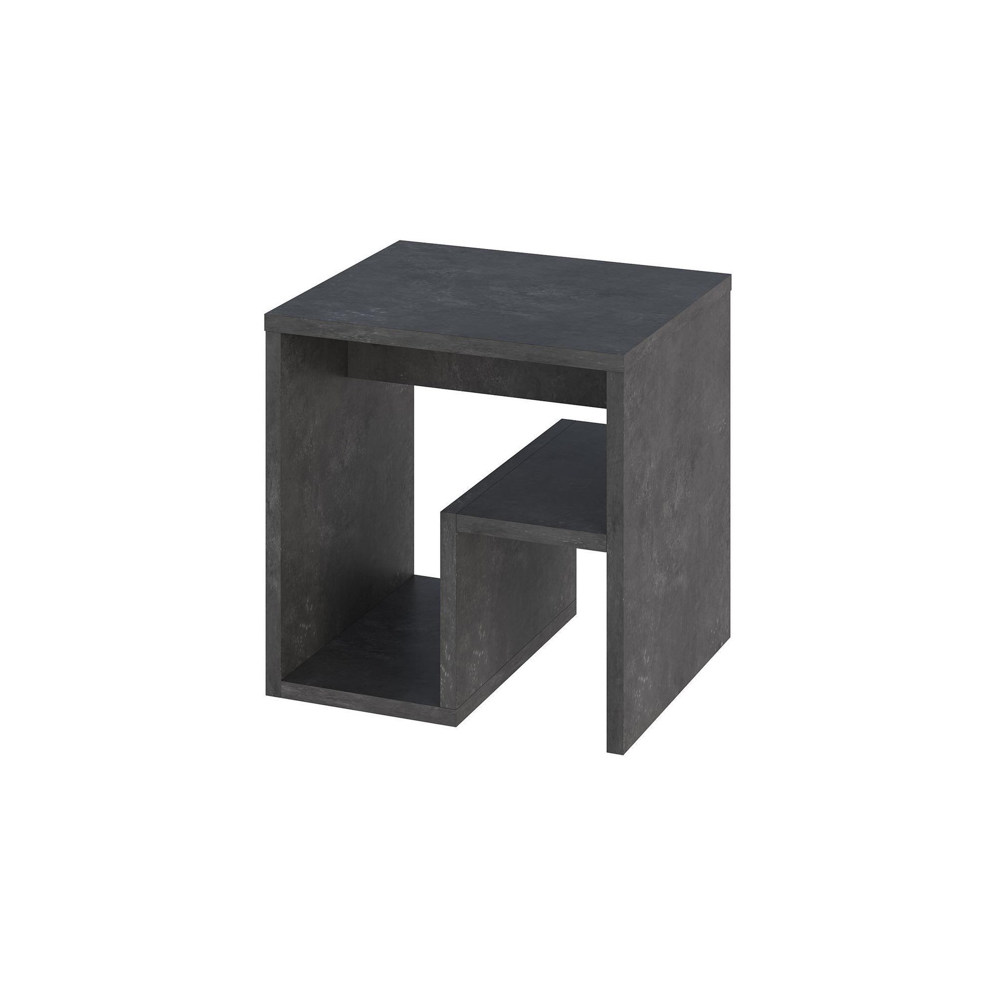 Habitat et Jardin Table d'appoint en bois  bon  40 x 35 x 40 cm - gris rétro