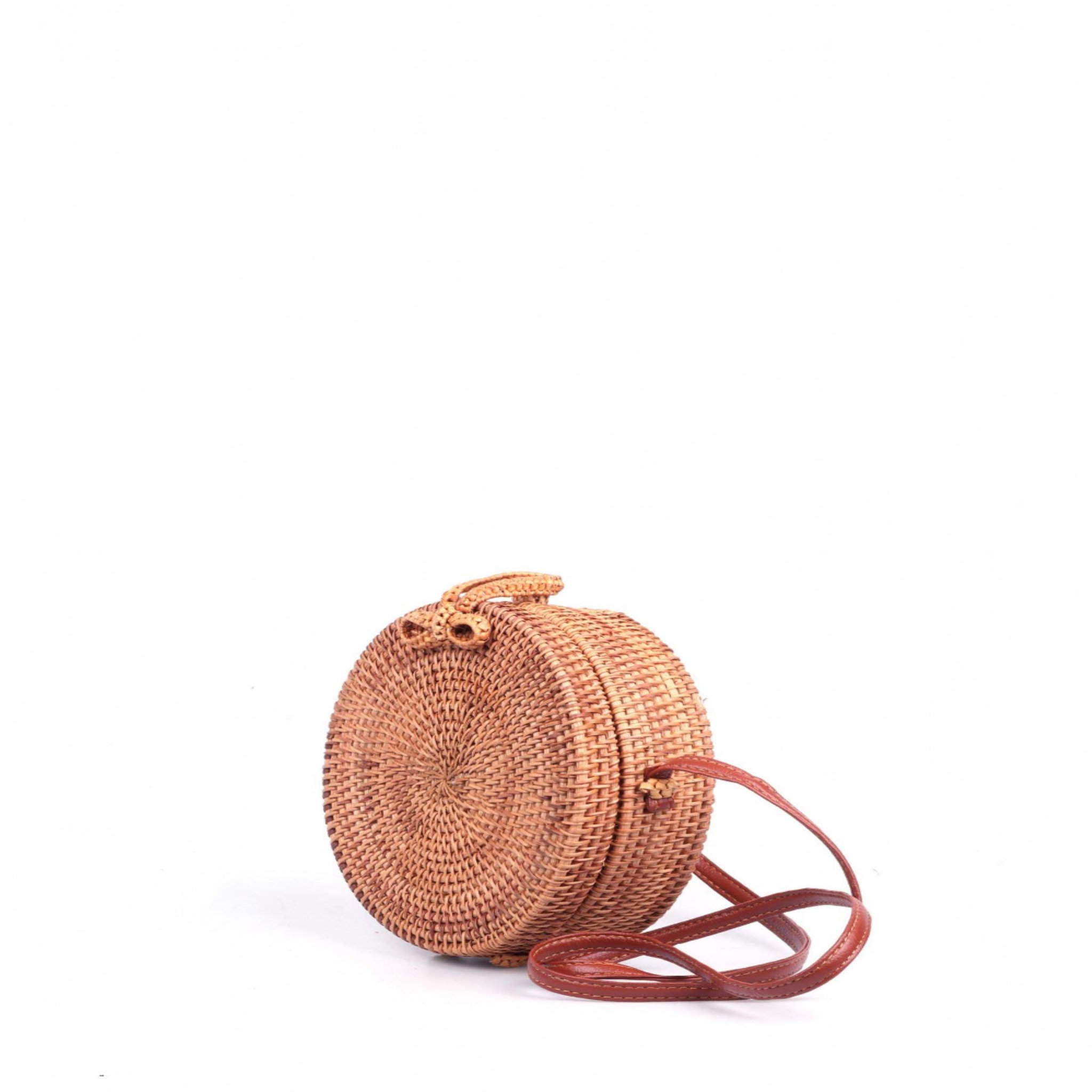 Voir la diapositive 2 : DARI BALI DARI BALI - Sac en paille PANTAI 20 cm