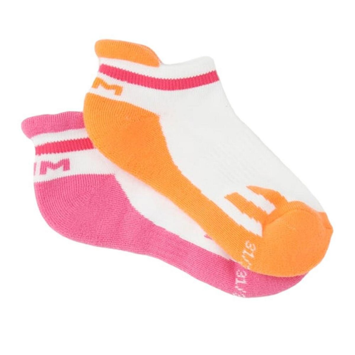 DIM x2 Paires de Chaussettes /Orange Fille Dim D0B47