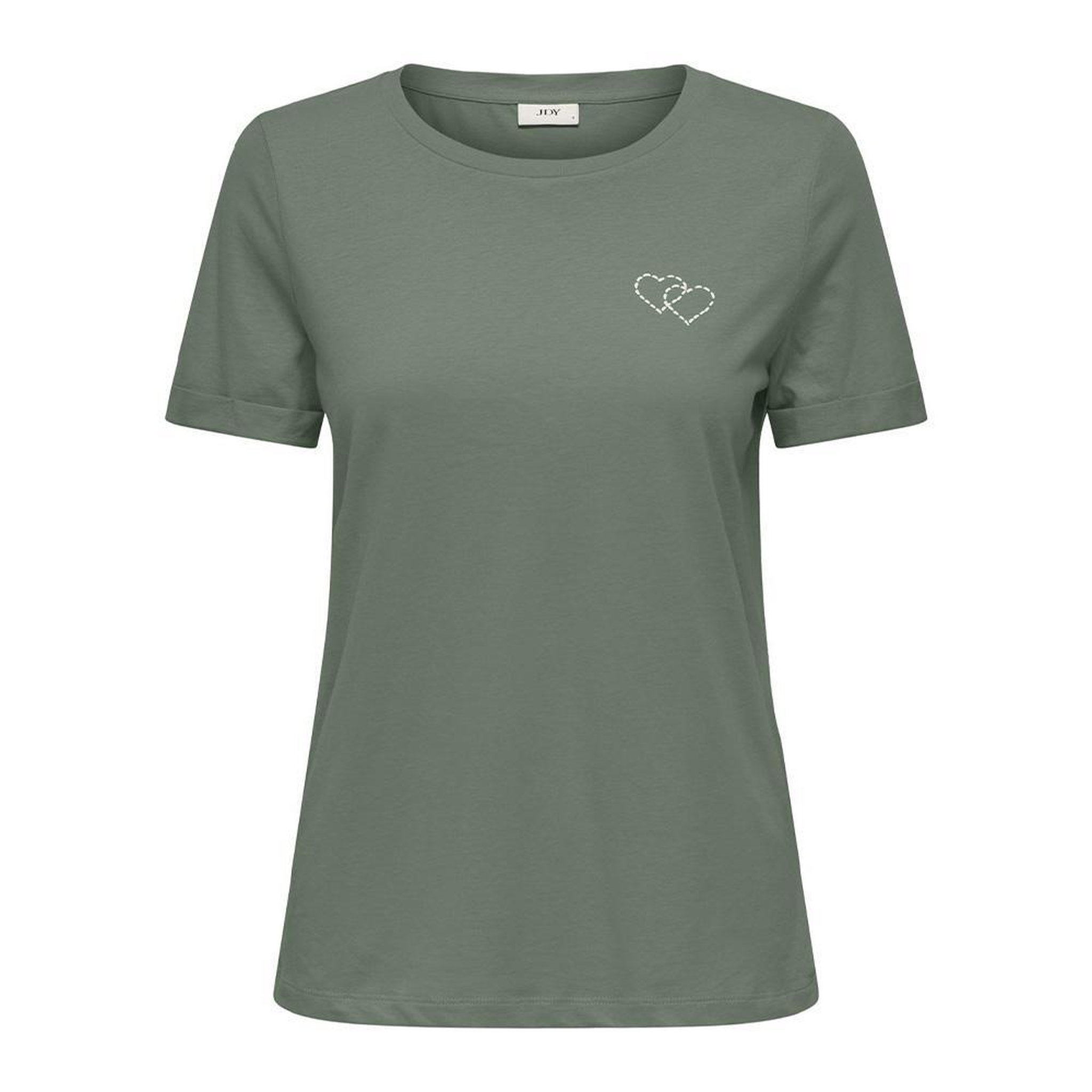 JACQUELINE DE YONG T-shirt Kaki Femme JDY Kitty. Coloris disponibles : Vert