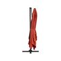 Voir la diapositive 4 : Habitat et Jardin Parasol déporté  Sun 4  - 3 x 4 m - Rouge