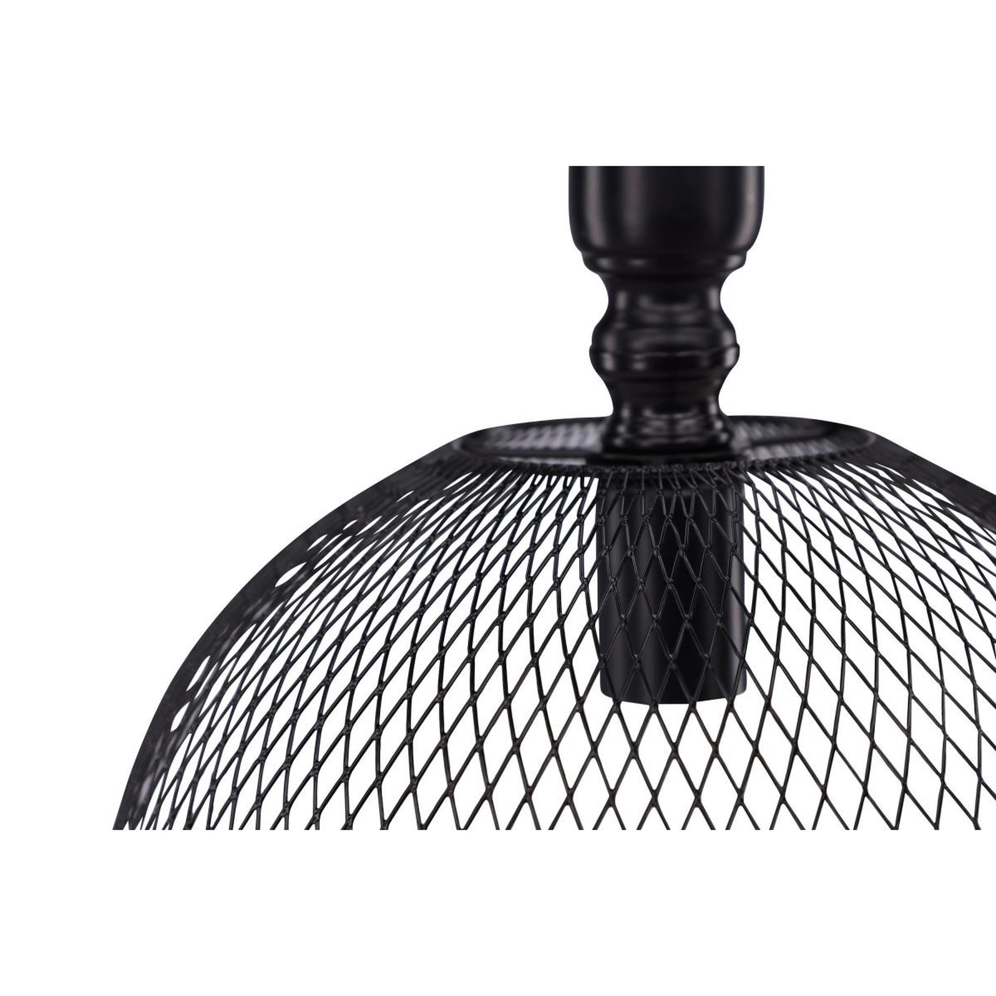 Voir la diapositive 2 : Paris Prix Lampe suspension déco  valence  48cm noir