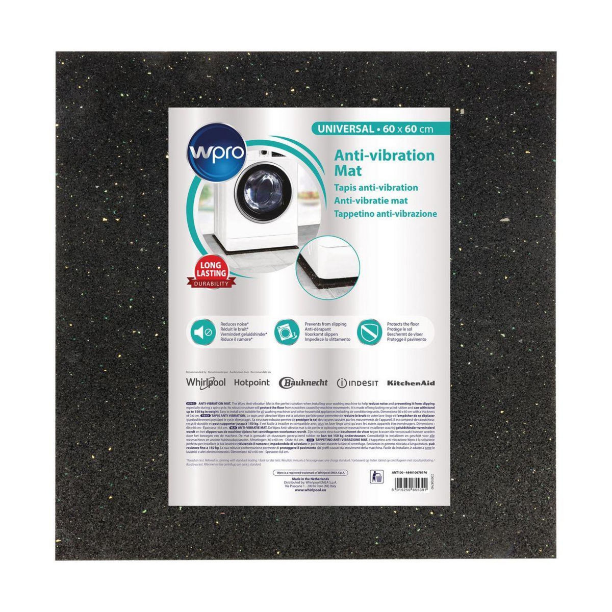 WPRO Tapis anti-vibration Universal 60cmx60cm