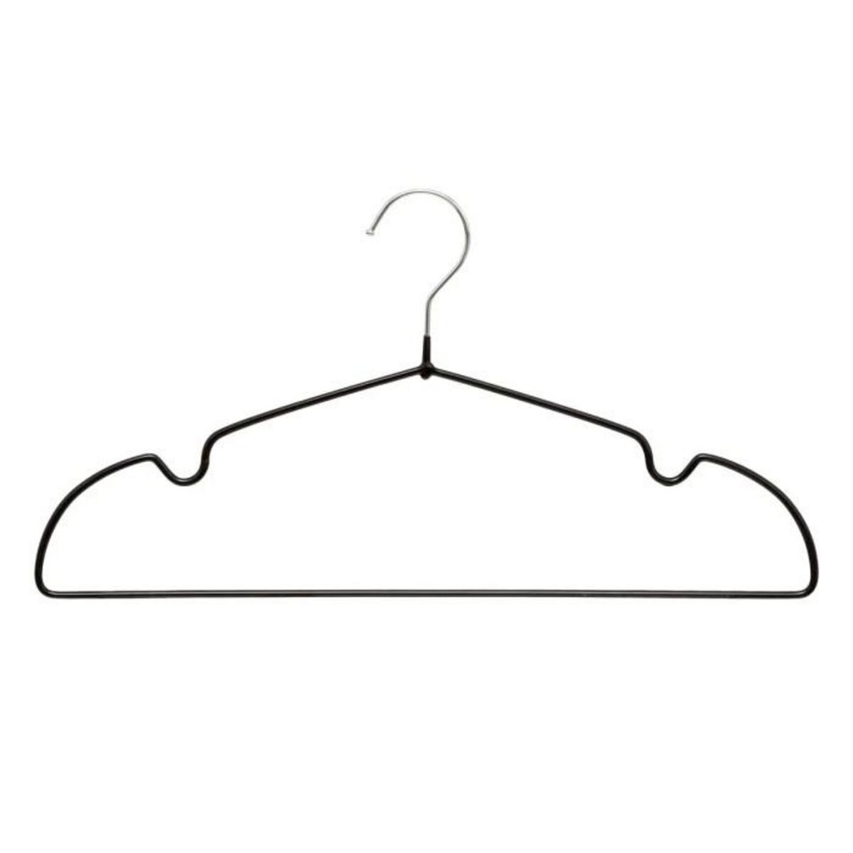 FIVE Lot de 20 Cintres Antidérapants  Hang'up  40cm Noir