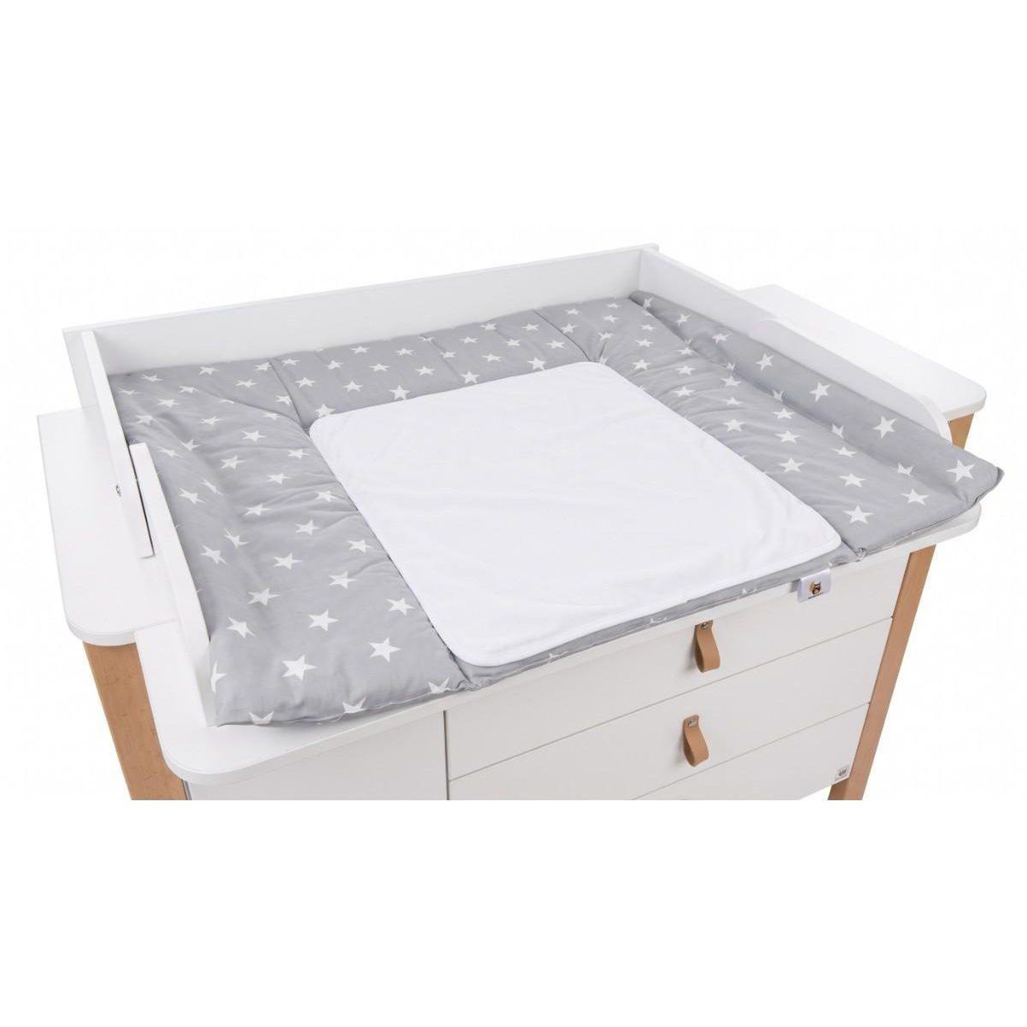 Voir la diapositive 2 : YAPPY KIDS Yappy NordGrey II - Matelas à langer 72x80 cm et 2 draps