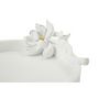 Voir la diapositive 2 : Paris Prix Vide-Poche Déco en Résine  Magnolia  24cm Blanc