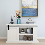 VIDAXL Kit mini de porte d'armoire coulissante Acier au carbone 122 cm