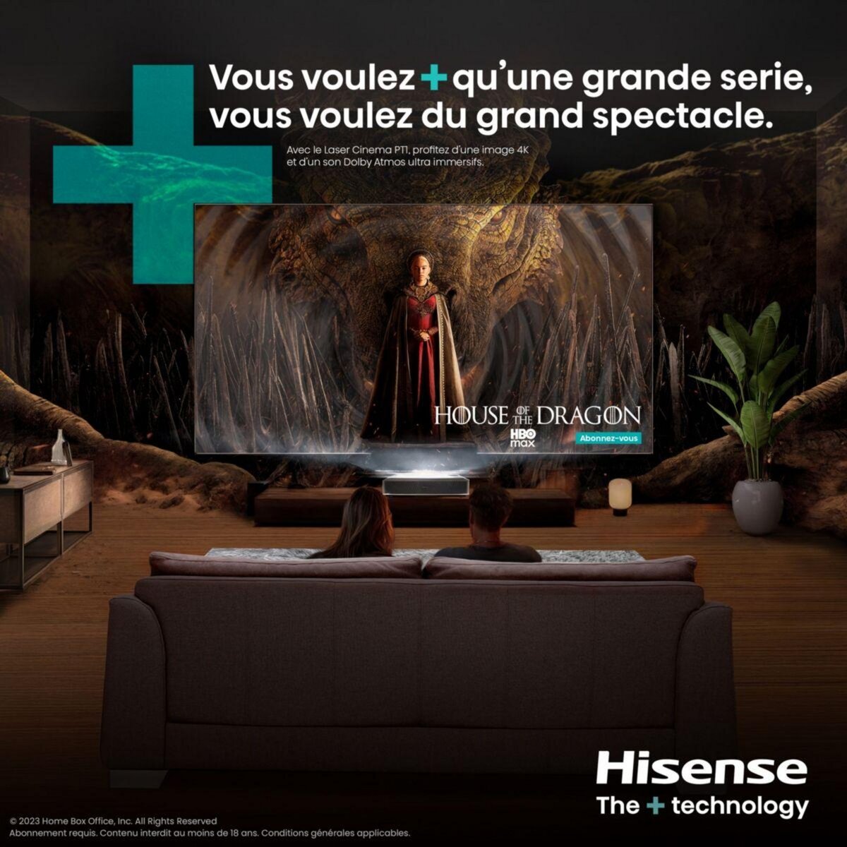 Hisense Vidéoprojecteur home cinéma Laser Cinema PT1