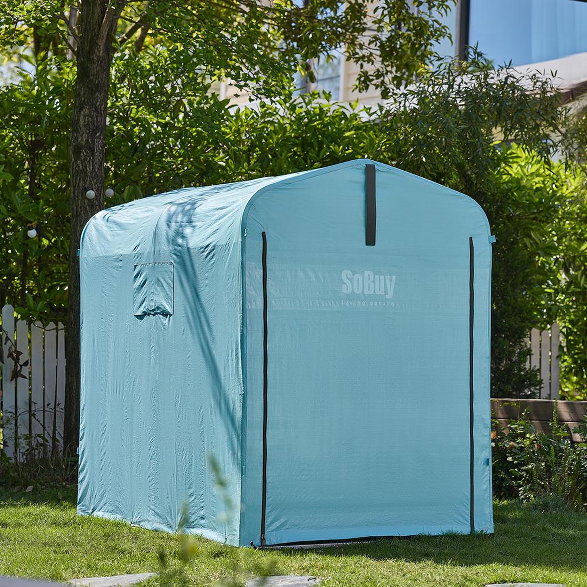 Voir la diapositive 5 : SOBUY SoBuy - Abri À Vélos 1 porte - Fonctionnel - KLS11-V