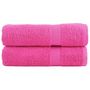 Voir la diapositive 1 : VIDAXL Serviettes de douche de qualité supérieure SOLUND 2 pcs rose