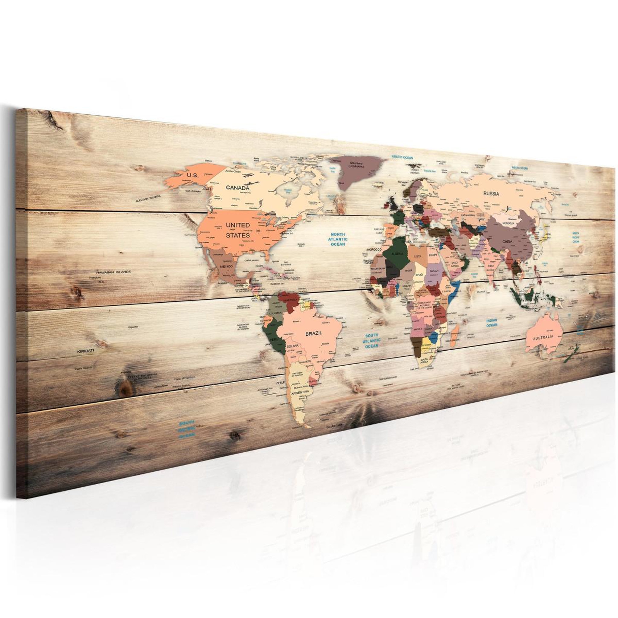 Paris Prix Tableau imprimé  world maps : map of dreams. Coloris disponibles : Multicolore