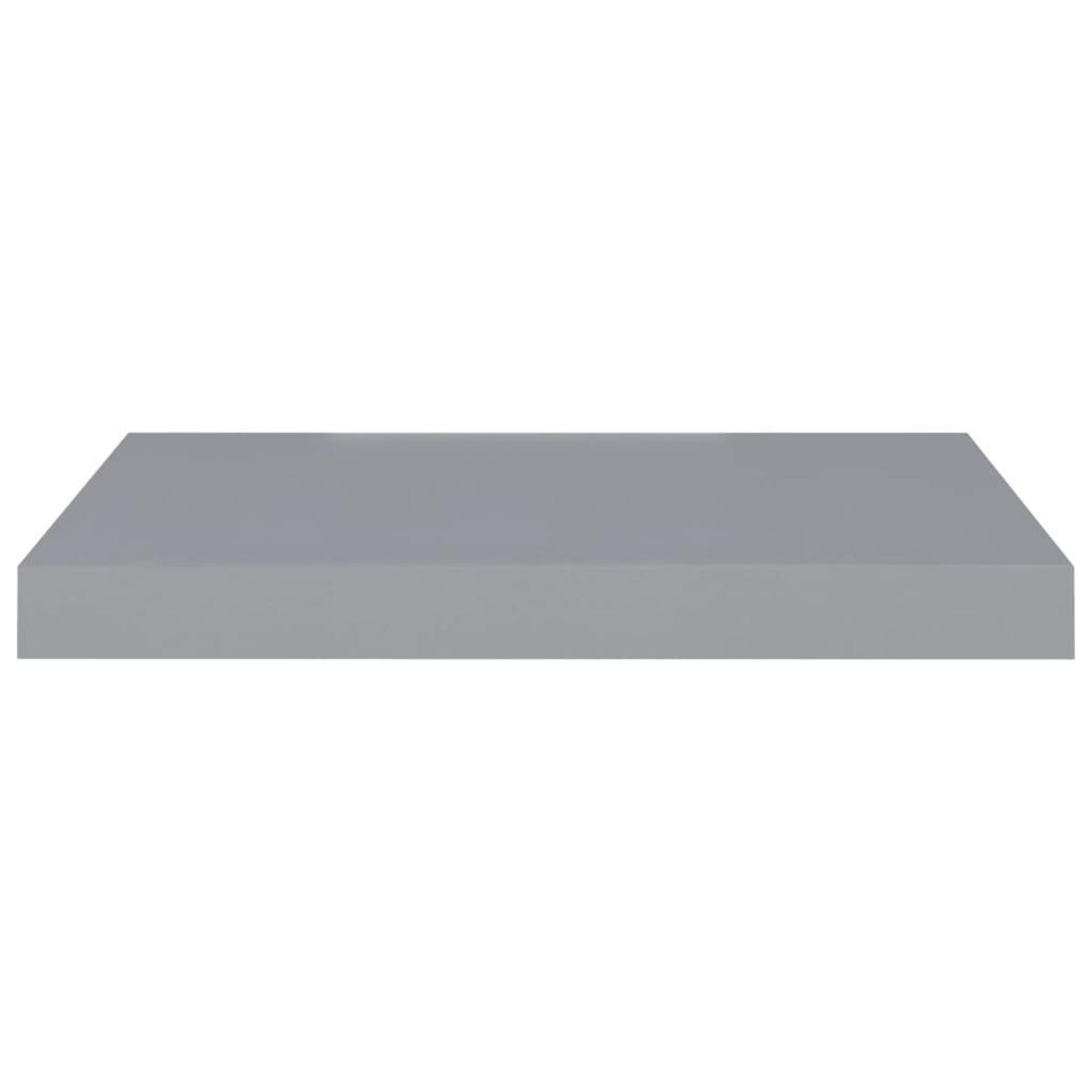 VIDAXL Etageres murales flottantes 2 pcs gris 50x23x3,8 cm MDF