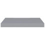 Voir la diapositive 4 : VIDAXL Etageres murales flottantes 2 pcs gris 50x23x3,8 cm MDF