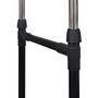 Voir la diapositive 5 : VIDAXL Porte manteaux réglables 2 pcs 2 rails d accrochage