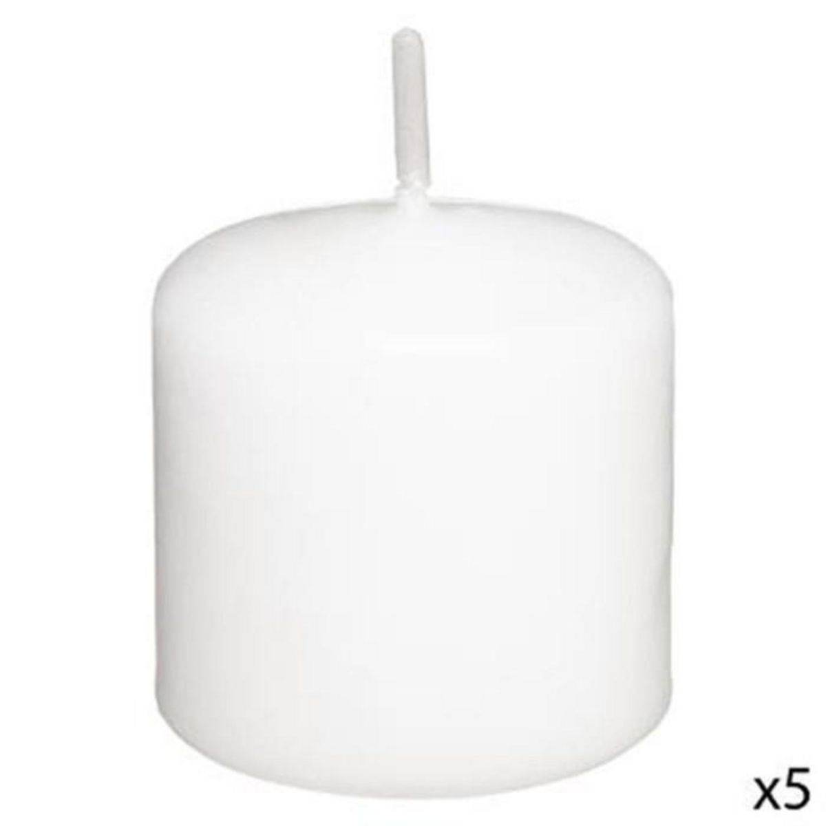 COMPTOIR DE LA BOUGIE Coffret 21 Bougies  3 Formats  20cm Blanc