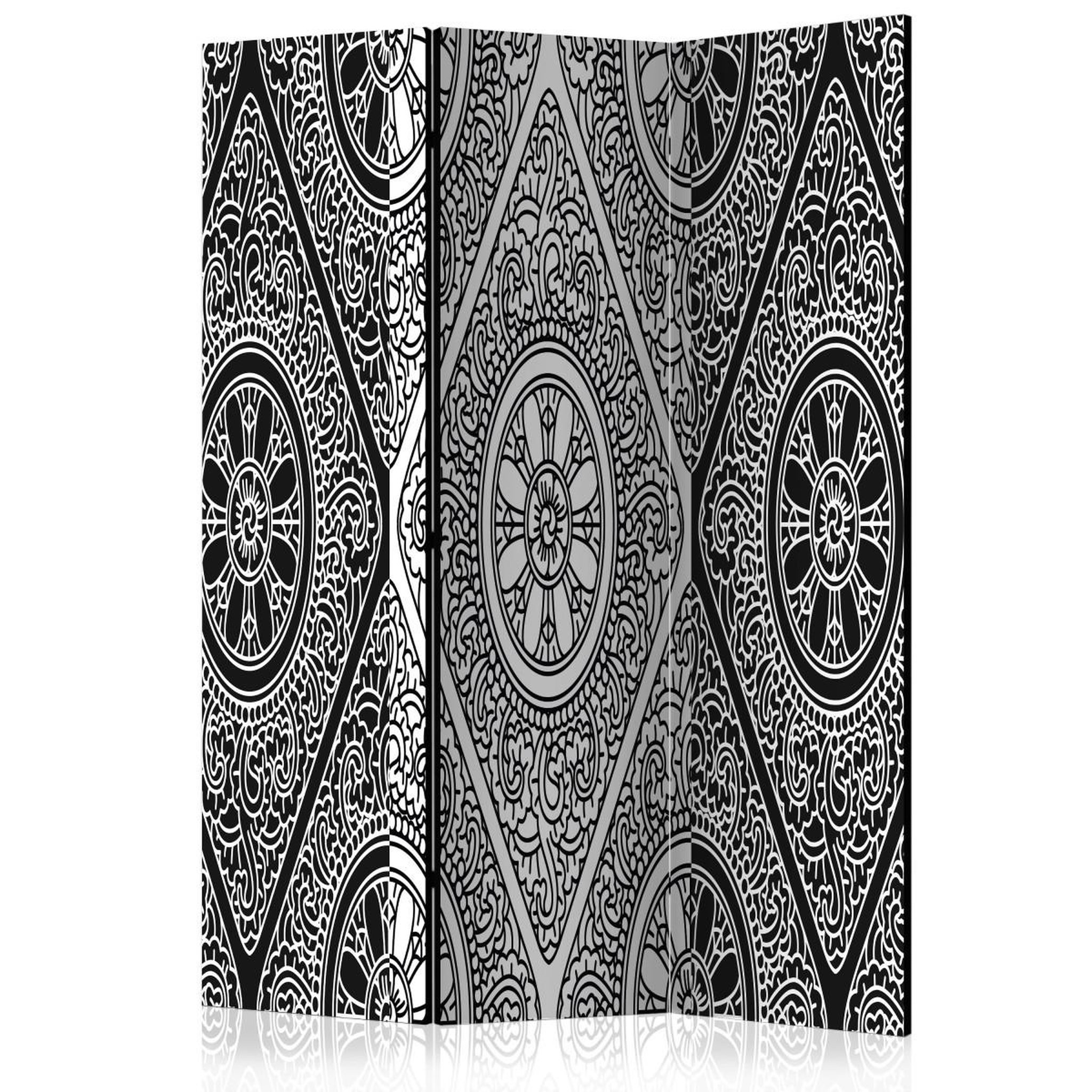 Paris Prix Paravent 3 volets  ethnic monochrome  135x172cm