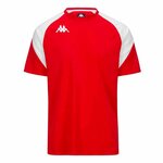 KAPPA Maillot /Blanc Garçon Kappa Loreto. Coloris disponibles : Rouge