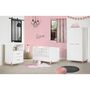 Voir la diapositive 3 : BABY PRICE Armoire bébé 2 portes JOY, coloris rose