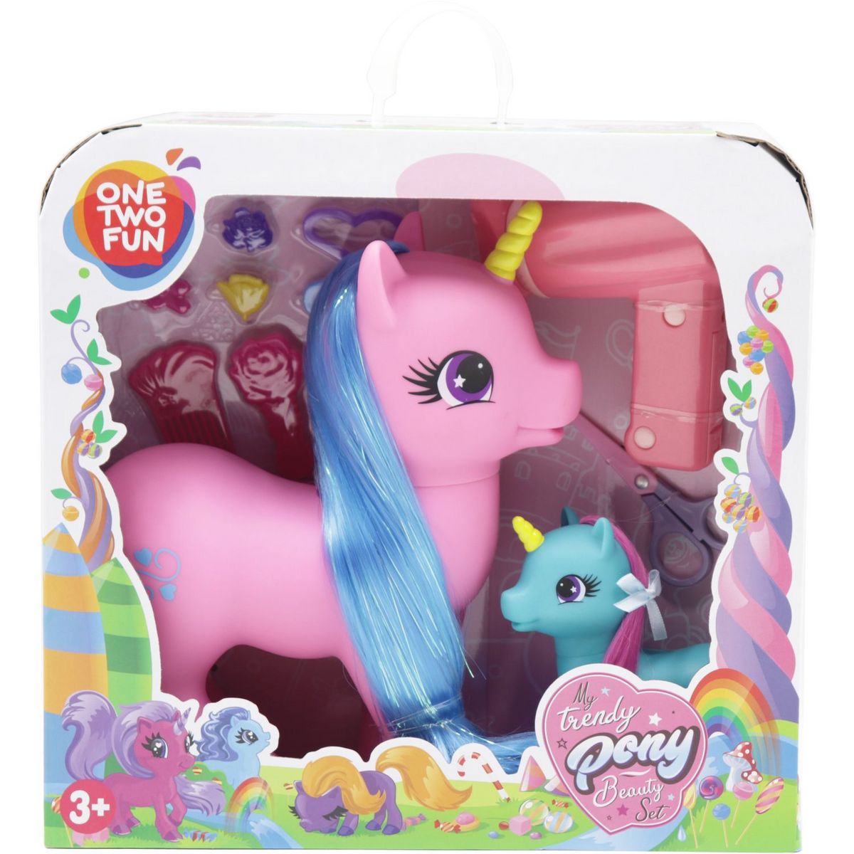 One Two Fun Coffret de beauté licorne rose