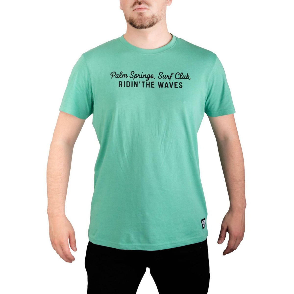 FREEGUN T-shirt homme en jersey 140GSM imprimé devant et dos Club