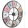 Voir la diapositive 6 : VIDAXL Horloge murale vintage avec mouvement a quartz 60 cm XXL