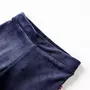 VIDAXL Pantalons pour enfants velours bleu fonce 128
