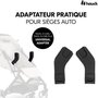 Voir la diapositive 2 : HAUCK Adaptateurs universels cosy - HAUCK - Pour poussette TRAVEL N CARE / PLUS - Noir