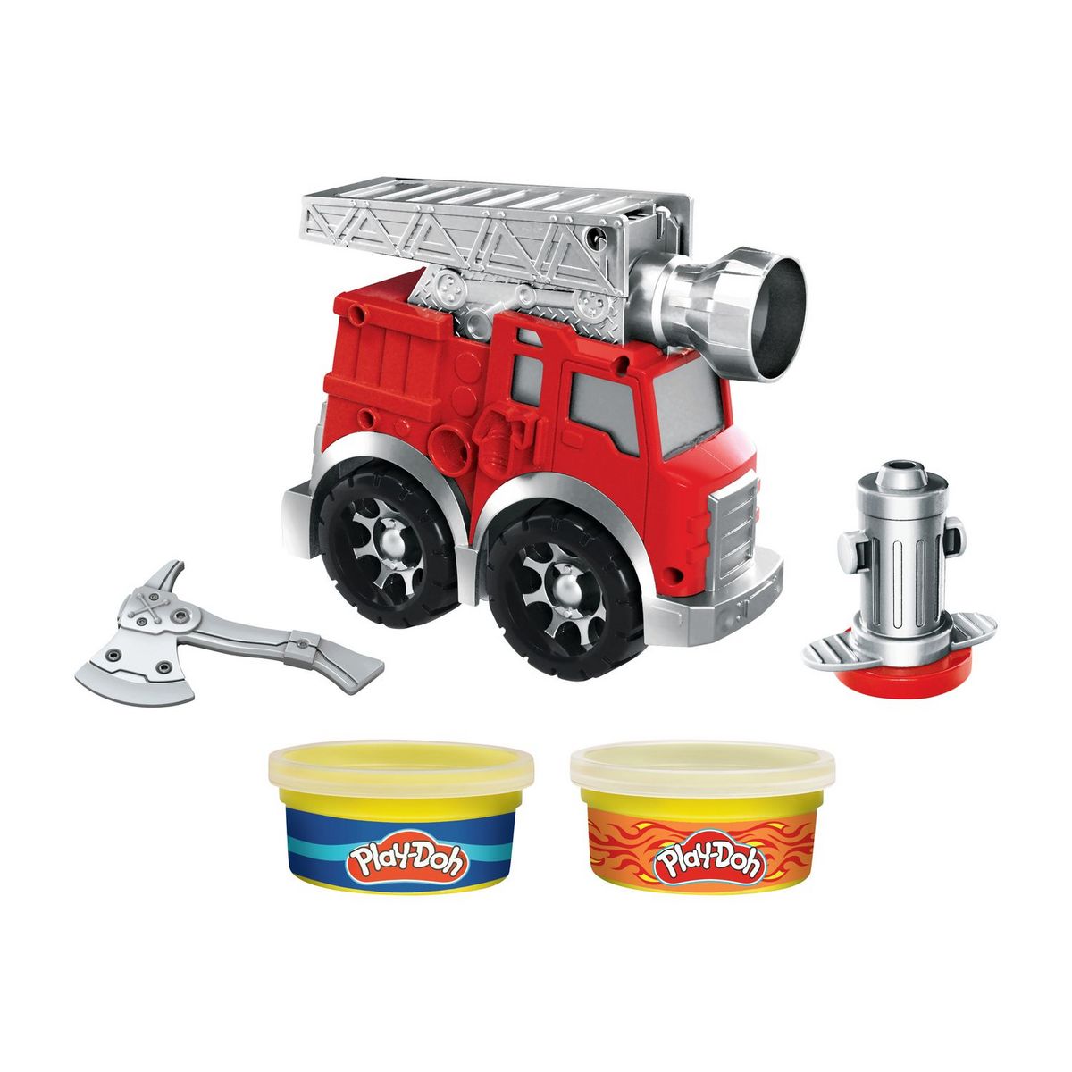 HASBRO Play-Doh Wheels - Mon premier camion de pompier Play-Doh 