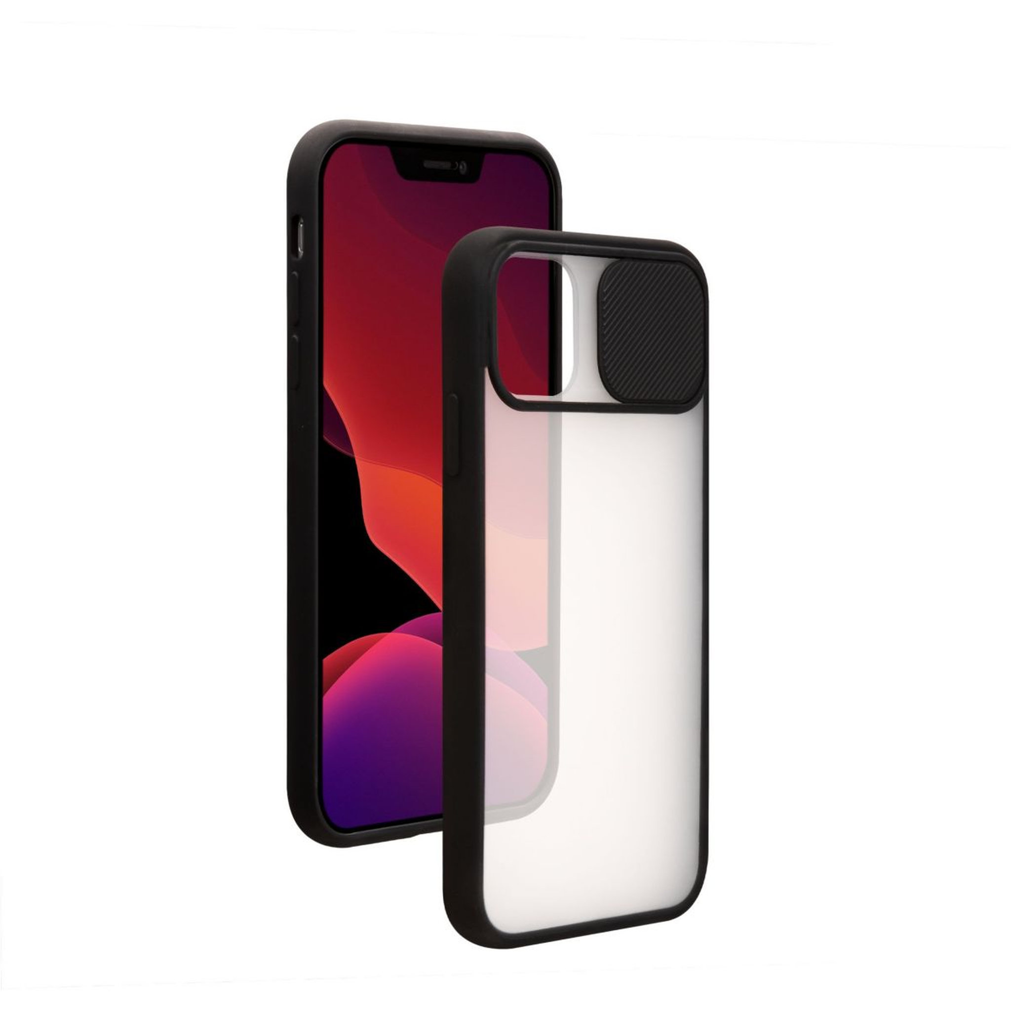 Voir la diapositive 1 : Bigben Connected Coque iPhone 13 Slide noir