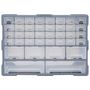 Voir la diapositive 3 : VIDAXL Organisateur multi-tiroirs avec 38 tiroirs 52x16x37,5 cm