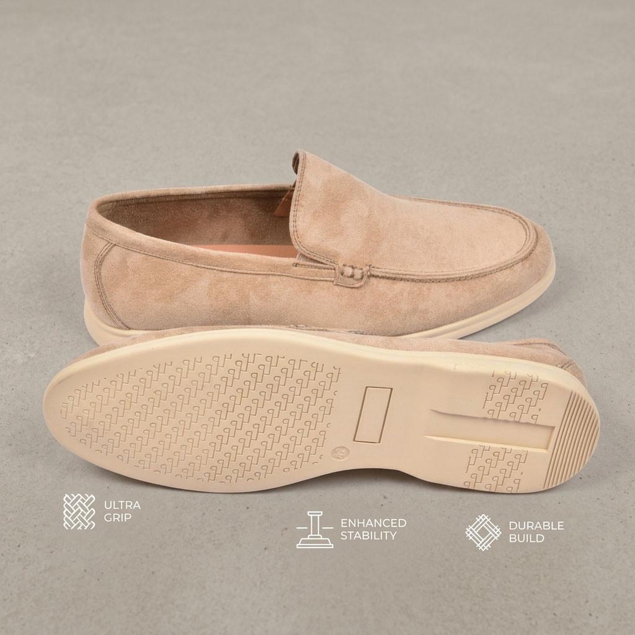 Voir la diapositive 4 : OZABI OZABI Mocassins Homme Premium Suédine Confort Slip-On
