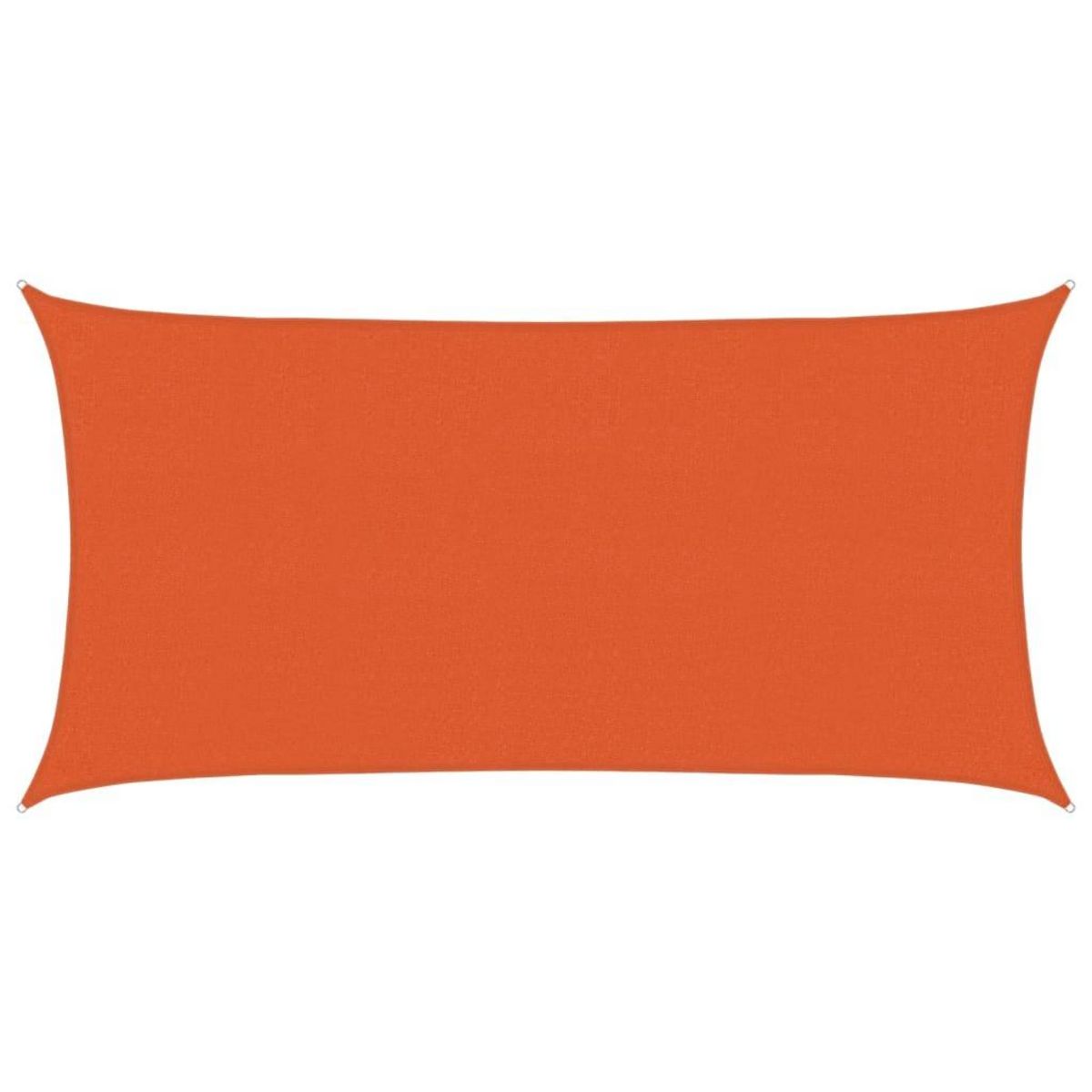 VIDAXL Voile d'ombrage 160 g/m^2 Orange 2,5x5 m PEHD