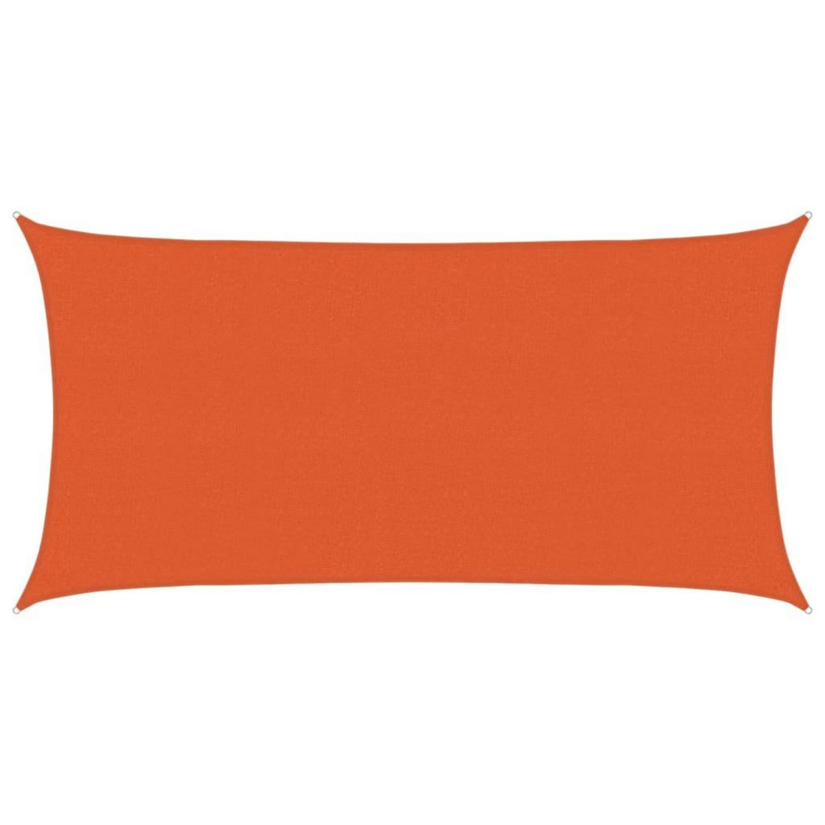 VIDAXL Voile d'ombrage 160 g/m^2 Orange 2,5x5 m PEHD