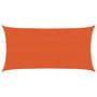 Voir la diapositive 2 : VIDAXL Voile d'ombrage 160 g/m^2 Orange 2,5x5 m PEHD