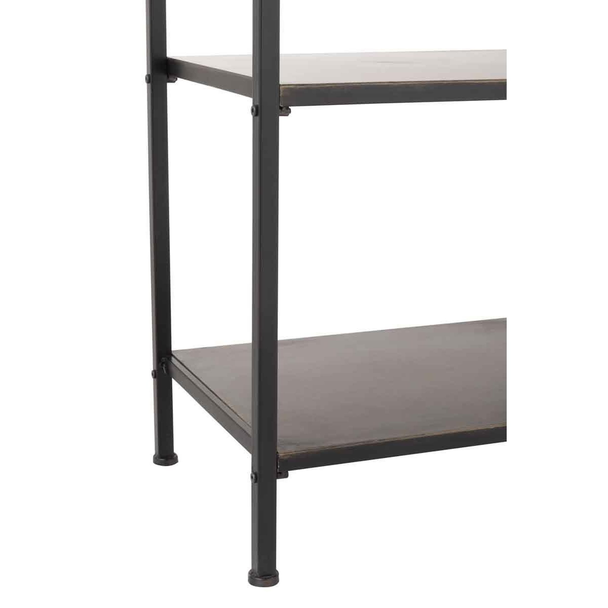 Voir la diapositive 5 : Paris Prix Étagère 3 niveaux & 1 tiroir  ludmila  140cm noir