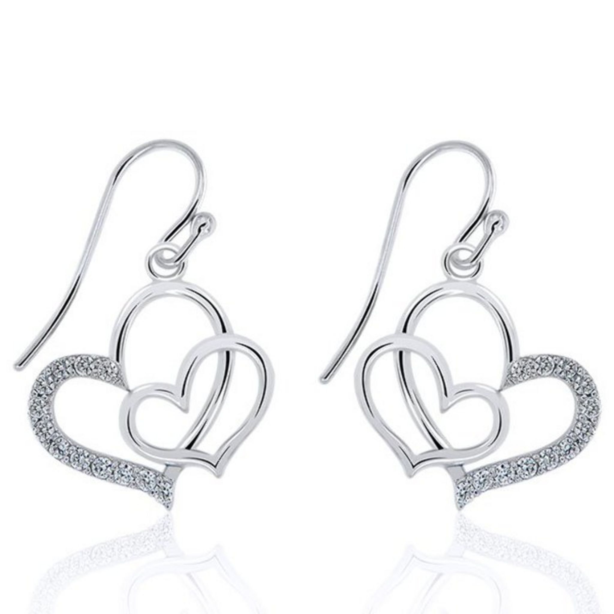Boucles D'oreilles Coeurs 5x5mm Or Jaune 375 Ref. 50780