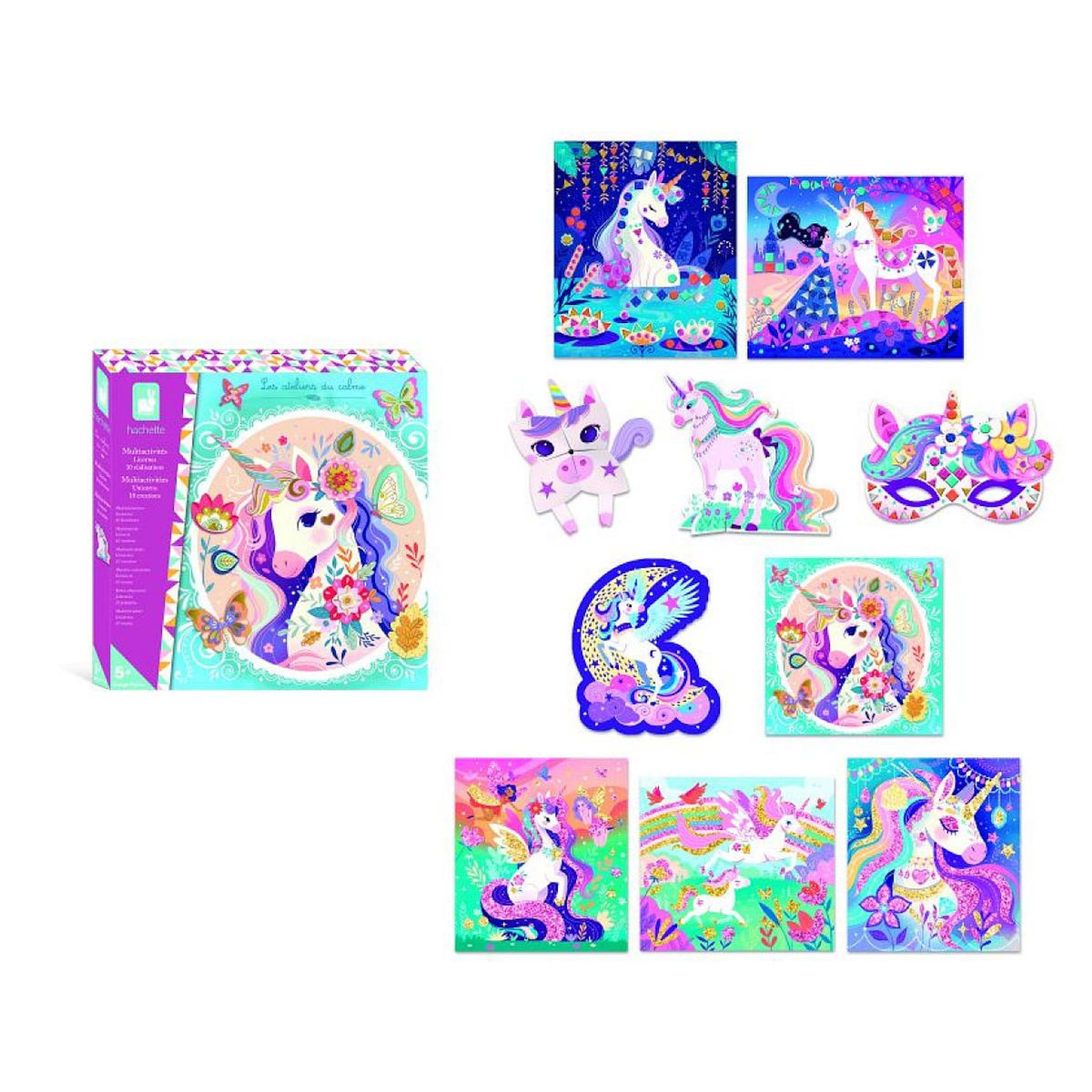 Juratoys-Janod licornes multi-activités - à partir de 5ans